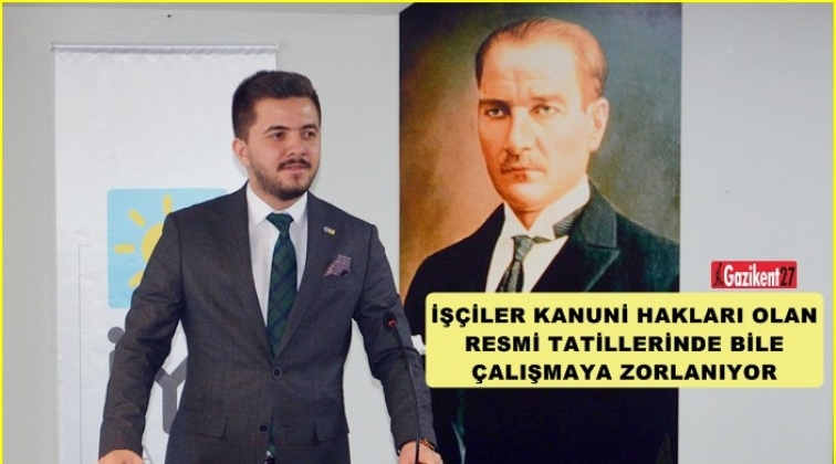 İş&ccedil;iler, 1 Mayıs'ta dahi &ccedil;alışmaya zorlanıyor