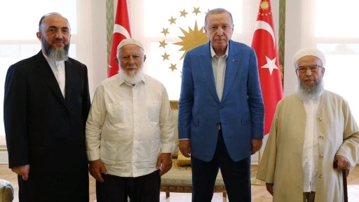 İsmailağa tarikatı liderleri, Erdoğan ile görüştü