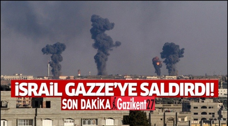 İsrail, Gazze'ye saldırdı