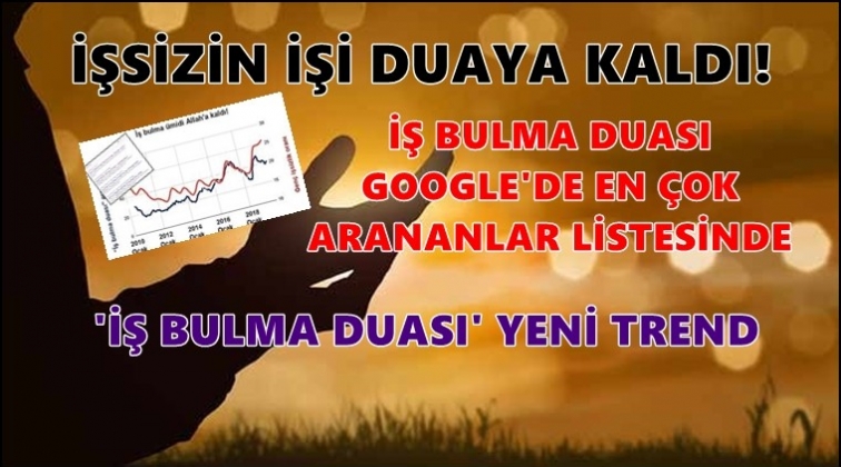 İşsizin işi Allah&rsquo;a kaldı!