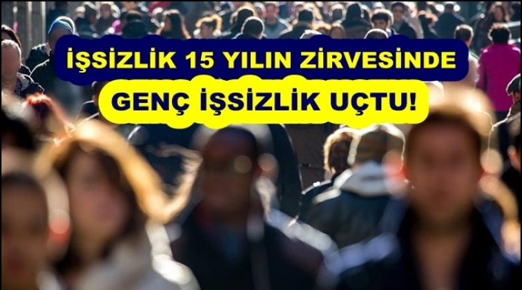 İşsizlik oranı son 15 yılın zirvesinde!