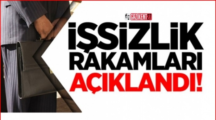 İşsizlik rakamları açıklandı