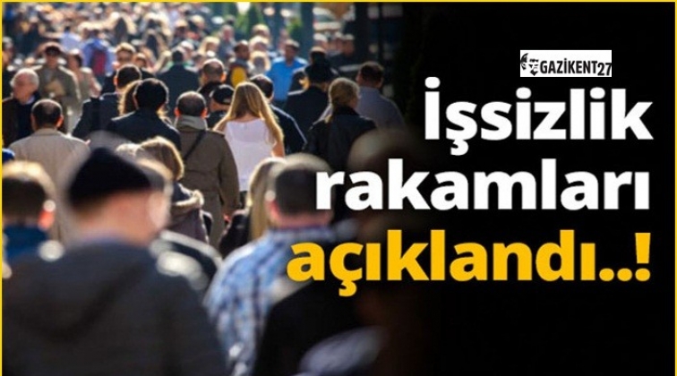 İşsizlik rakamları açıklandı