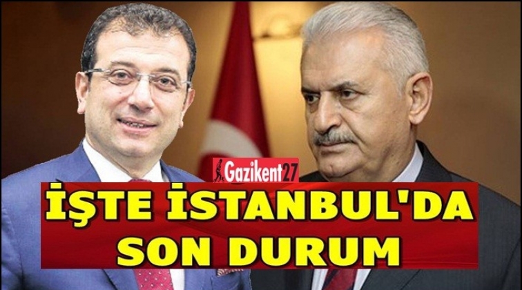 İstanbu&rsquo;da oy farkı ka&ccedil; oldu, işte son durum...