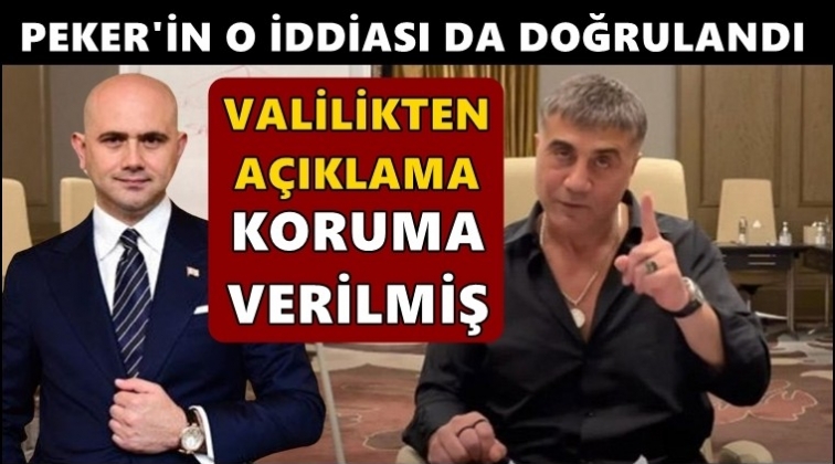 İstanbul Valiliği Sedat Peker&rsquo;in&nbsp; iddiasını doğruladı!