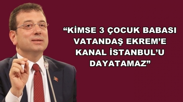 'İstanbul&rsquo;a ihanet etmeyelim'