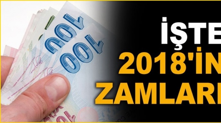 İşte 2018'in ilk zamları...