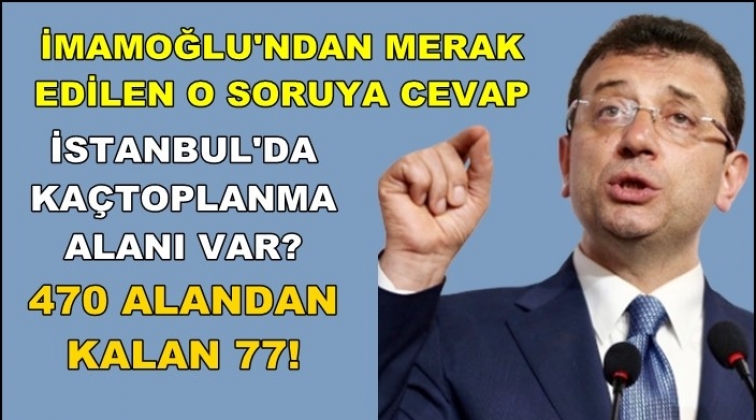 İşte İstanbul&rsquo;un merak ettiği sorunun cevabı