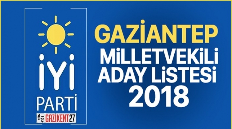 İşte, İYİ Parti'nin Gaziantep adayları