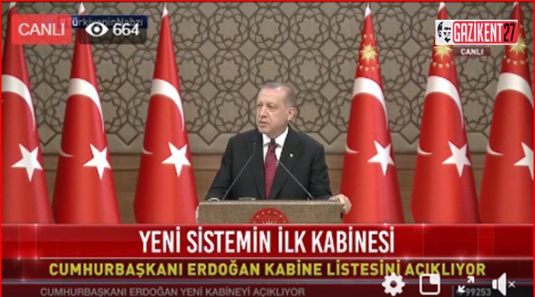 Cumhurbaşkanı Erdoğan yeni bakanları açıkladı