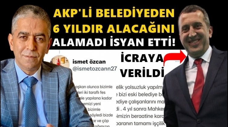 İsyan etti, AKP'li belediye başkanını icraya verdi!