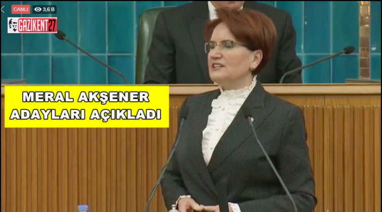 İYİ Parti'de 5 ilin adayı belli oldu