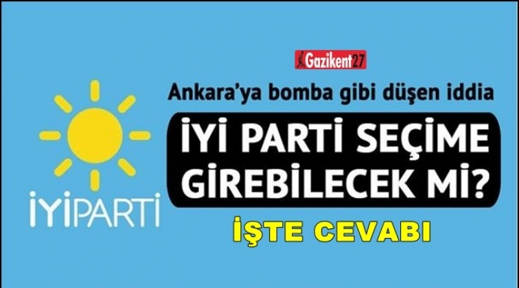 İYİ Parti seçime girebilecek mi?