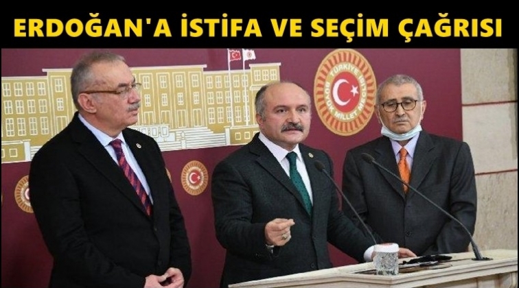 İYİ Parti&rsquo;den Erdoğan&rsquo;a istifa ve se&ccedil;im &ccedil;ağrısı