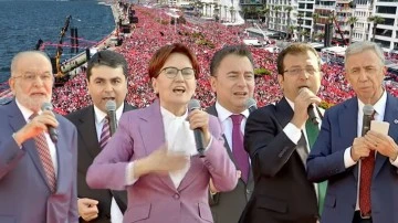 İzmir'de tarihi miting, G&uuml;ndoğdu İzmirlilere yetmedi...