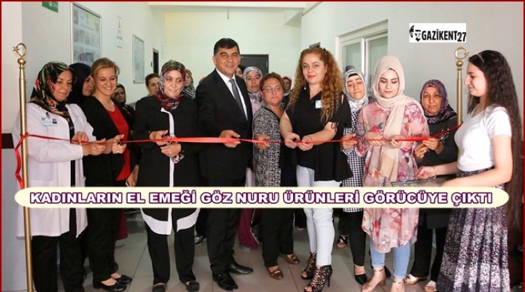 Kadınların el emeği eserleri g&ouml;r&uuml;c&uuml;ye &ccedil;ıktı