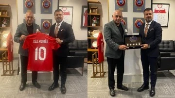 Kadooğlu'ndan, TFF Başkan Mehmet Büyükekşi'ye ziyaret