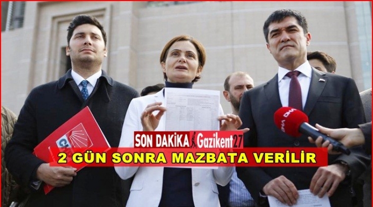 Kaftancıoğlu: 2 g&uuml;n sonra mazbata alınır