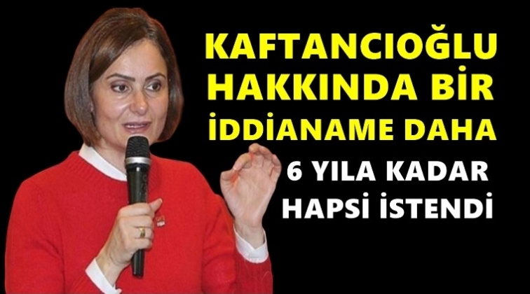 Kaftancıoğlu hakkında bir iddianame daha!