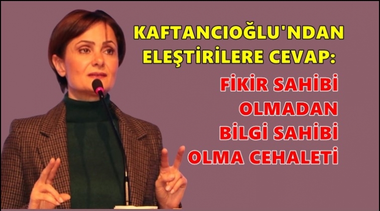 Kaftancıoğlu'ndan kongre eleştirilerine yanıt