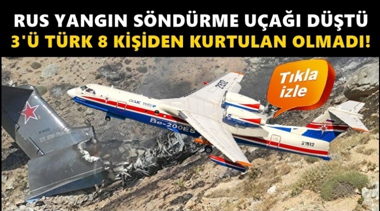 Kahramanmaraş'ta yangın söndürme uçağı düştü!