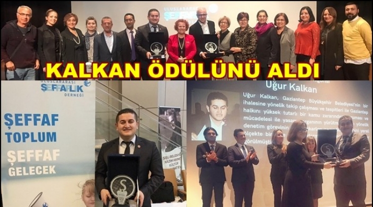 Kalkan 'şeffaflık &Ouml;d&uuml;l&uuml;'n&uuml; aldı
