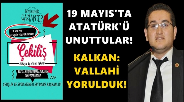 Kalkan'dan, Büyükşehir'e 'Atatürk' tepkisi
