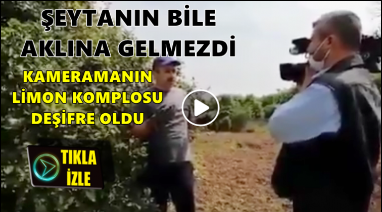 Kameramanın komplosu b&ouml;yle deşifre oldu