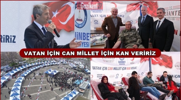 Kan bağışı kampanyasına b&uuml;y&uuml;k katılım