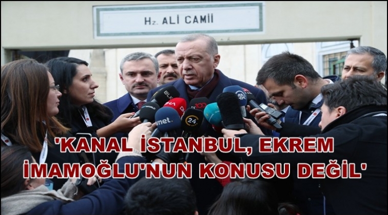 'Kanal İstanbul İmamoğlu'nun konusu değil'