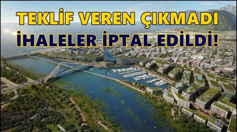 Kanal İstanbul konut ihaleleri iptal edildi!