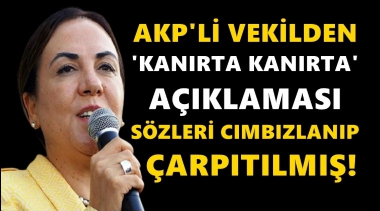 'Kanırta kanırta' s&ouml;zleri &ccedil;arpıtılmış!..