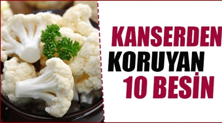 Kanserden koruyan besinler