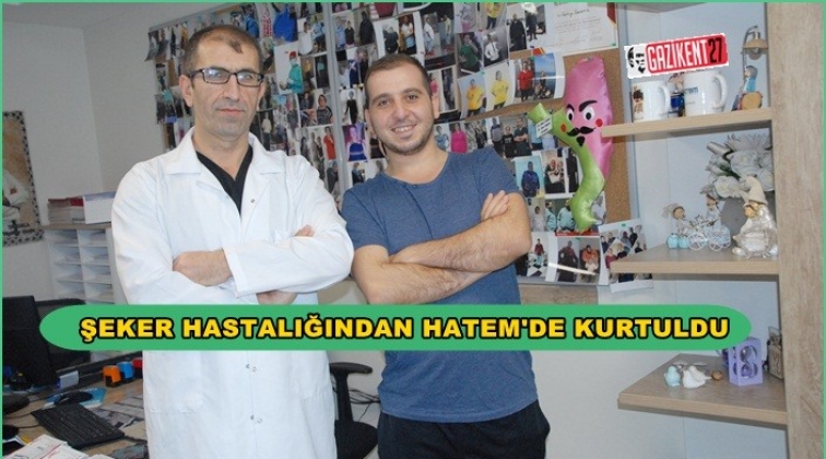 Kapalı y&ouml;ntem şeker ameliyatı ile sağlığına kavuştu