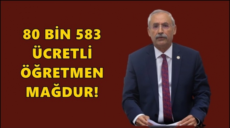 Kaplan: 80 bin &uuml;cretli &ouml;ğretmen yok sayılıyor
