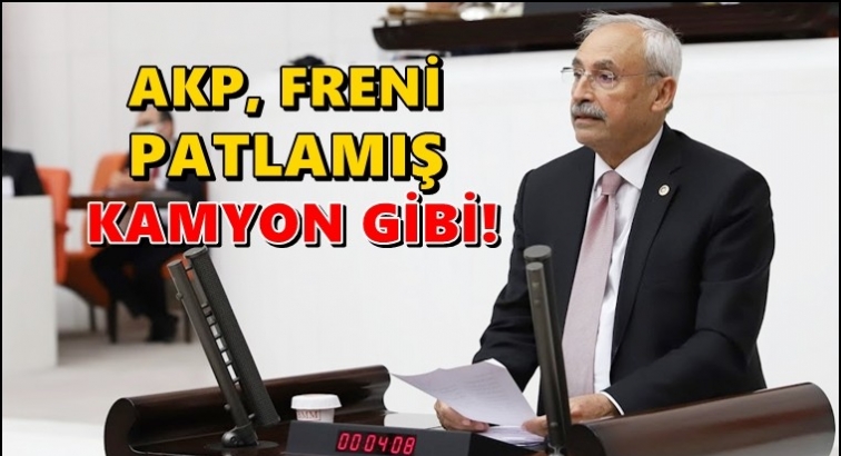 Kaplan: AKP, freni boşalmış kamyon gibi...