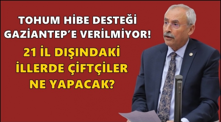 Kaplan: &Ccedil;ift&ccedil;iye tohum desteği yetmez