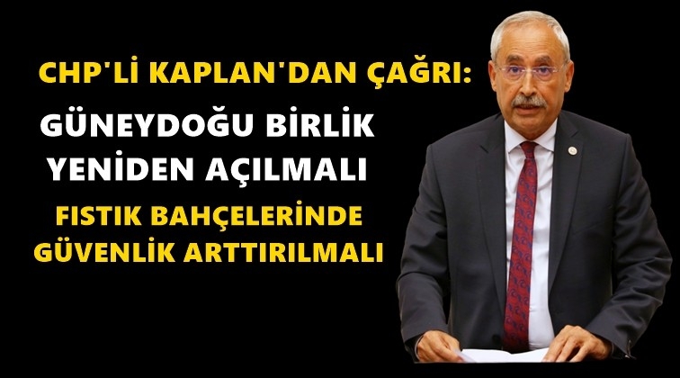 Kaplan: Fiyatlar d&uuml;ş&uuml;k, &uuml;retici mağdur