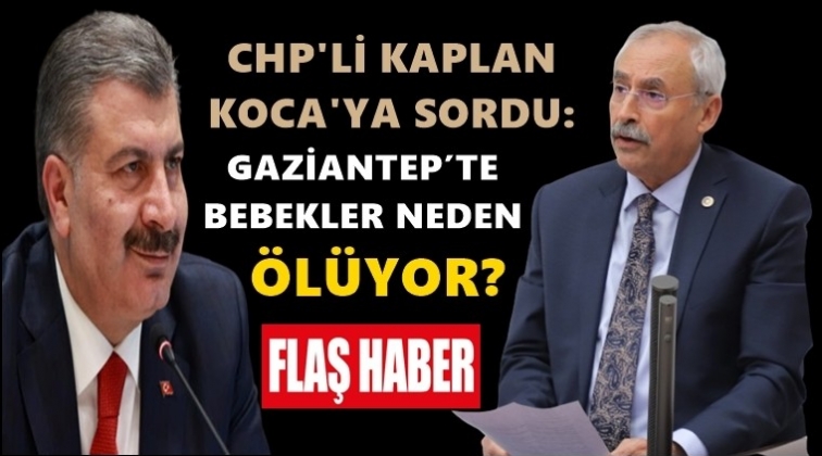 Kaplan Gaziantep'teki bebek &ouml;l&uuml;mlerini sordu