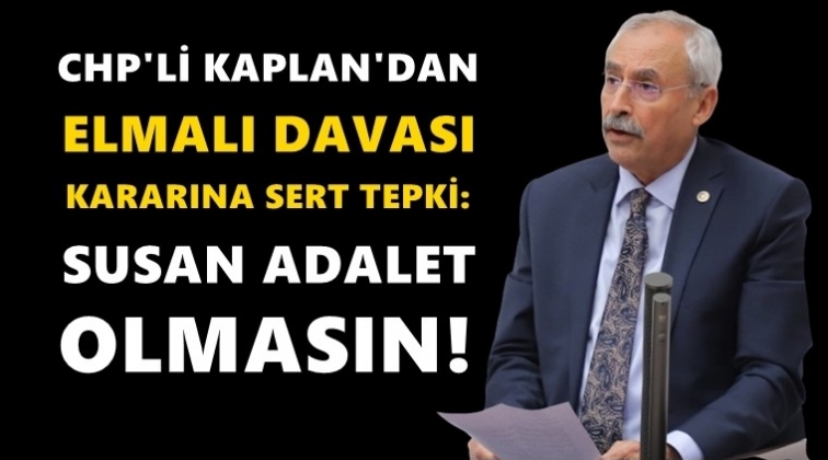 Kaplan: Vicdanımız da y&uuml;reğimiz kabul etmiyor!