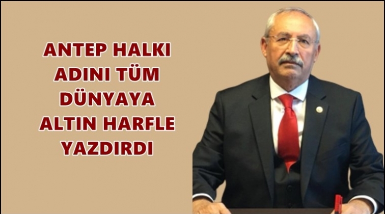 Kaplan'dan "Gazilik" unvanı mesajı