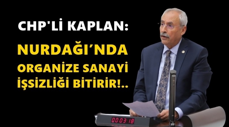 Kaplan'dan Nurdağı'na OSB çağrısı...