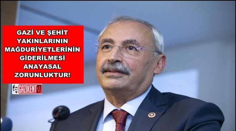 Kaplan, Şehit ailelerinin sorunlarını g&uuml;ndeme taşıdı