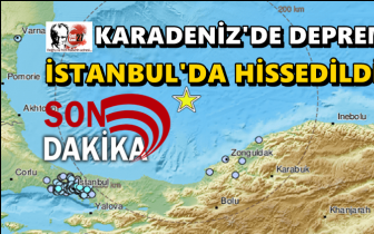 Karadeniz'de 5.2 büyüklüğünde deprem!