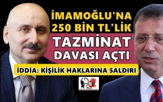 Karaismailoğlu'ndan, İmamoğlu'na tazminat davası!