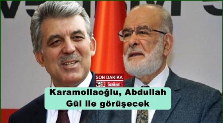 Karamollaoğlu, Abdullah G&uuml;l ile g&ouml;r&uuml;şecek