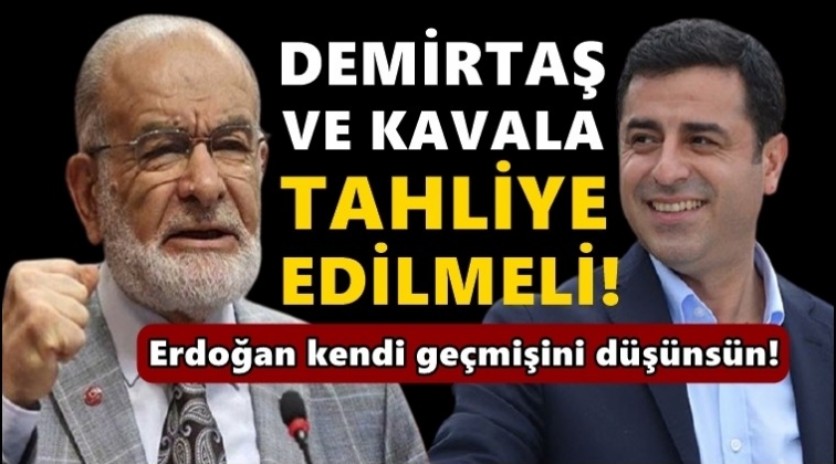 Karamollaoğlu:&nbsp;Demirtaş tahliye edilmeli...
