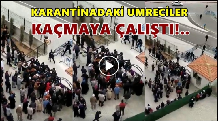 Karantinadan ka&ccedil;ış girişimi!..