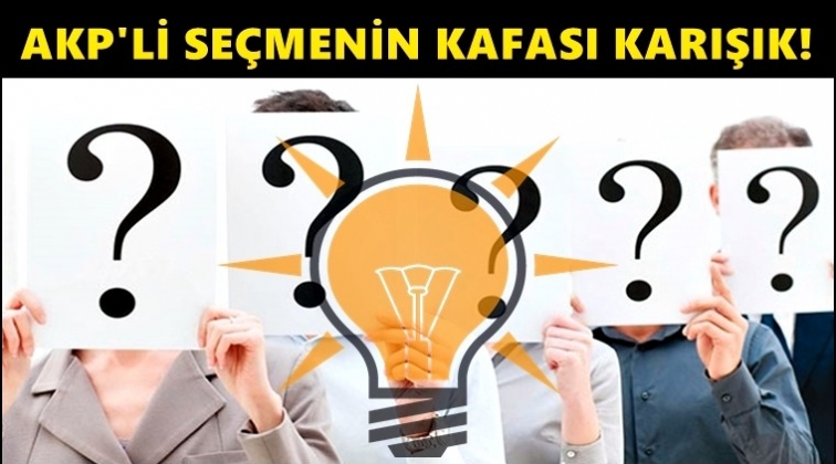 Kararsız se&ccedil;menin tamamına yakını AKP'li...