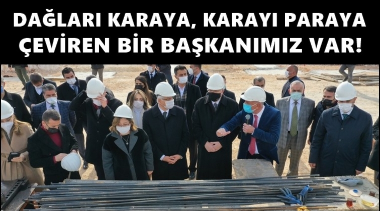'Karayı paraya &ccedil;eviren bir başkanımız var'